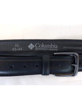 Columbia Belt Black Synthetic Leather XL 42-44